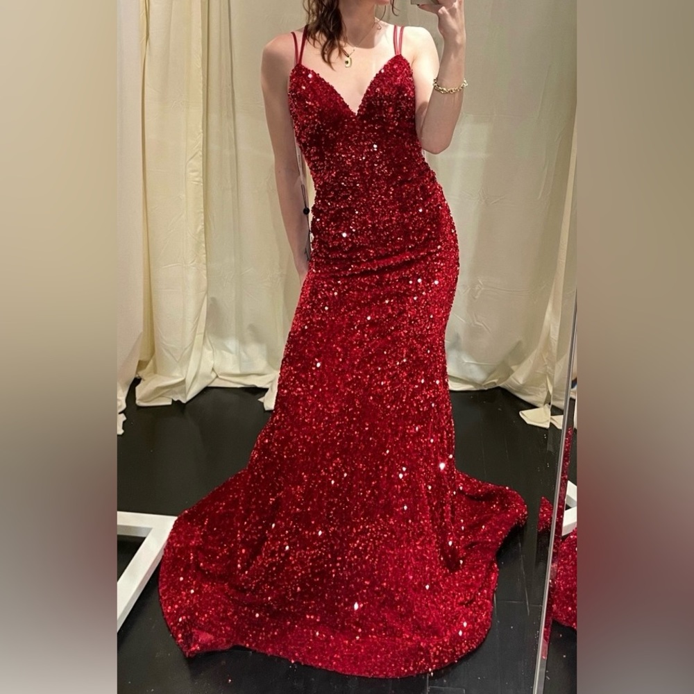 Red Sherri Hill Dress